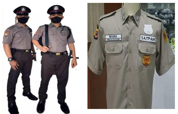seragam pdh satpam
