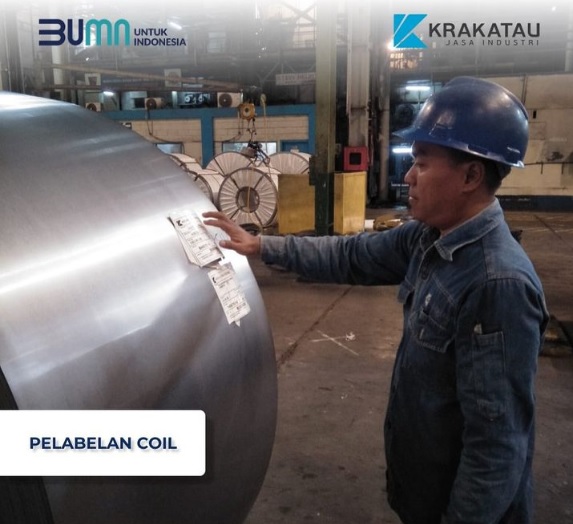 pelabelan baja coil crc