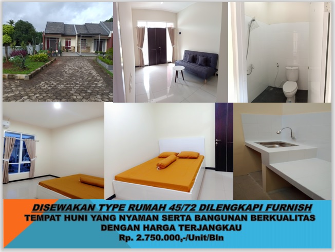 rumah kgg disewakan