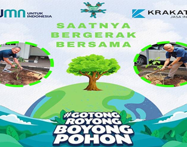 KEGIATAN PENANAMAN POHON DI AREA PT KRAKATAU JASA INDUSTRI