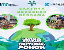 KEGIATAN PENANAMAN POHON DI AREA PT KRAKATAU JASA INDUSTRI