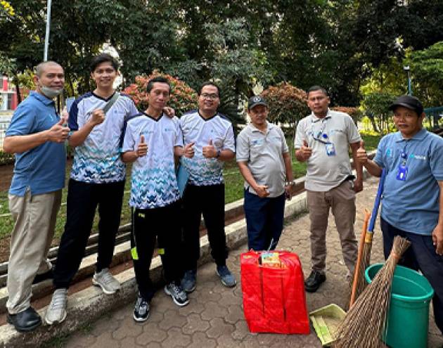 VOLUNTARY HOURS PROGRAM BAKTI BUMN 2023 BY PT KRAKATAU JASA INDUSTRI