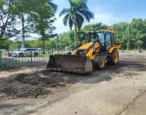 Penambalan Jalan di Plant Site 1 Kantor Keamanan PT Krakatau Steel PT Krakatau Jasa Industri