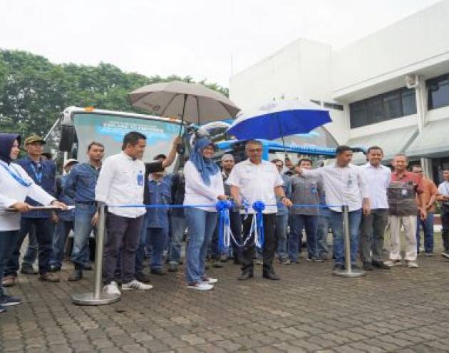 Peresmian Bus Jemputan Karyawan PT Krakatau Steel