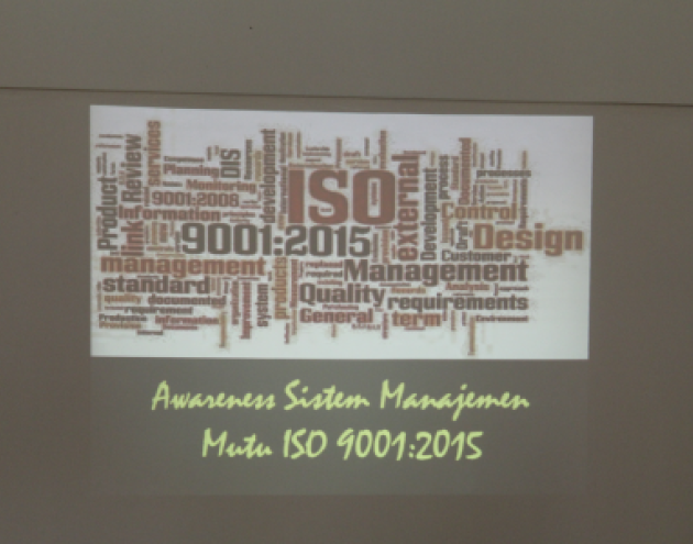 Pelatihan Awareness Sistem Manajemen Mutu ISO 9001:2015