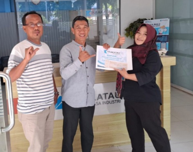 Penyerahan Bantuan renovasi Masjid As-Syuhada Lingkungan Kecamatan Purwakarta