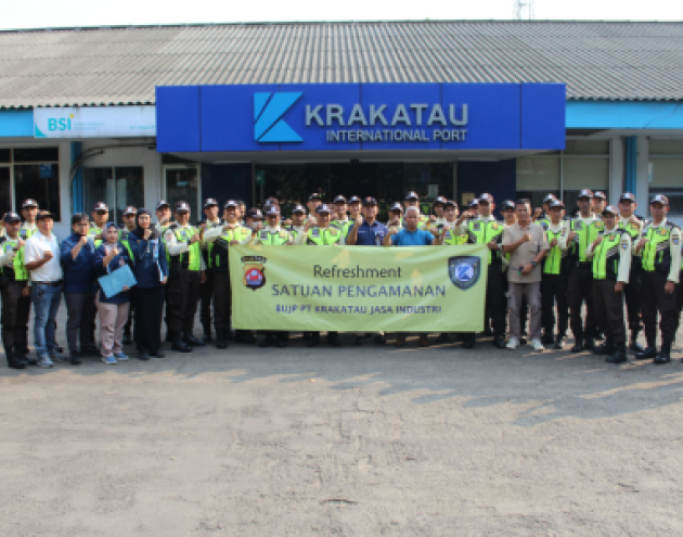 Refreshment Satpam di PT Krakatau Bandar Samudera