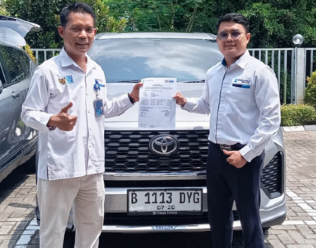 Serah Terima 1 Unit Innova Zenix Dana Pensiun Krakatau Steel