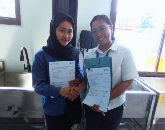 Serah Terima Mesin Cuci Food Tray SPPG Modular Krakatau Steel